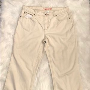 Faded Glory..BootCut “Stretch” Cream Jeans.